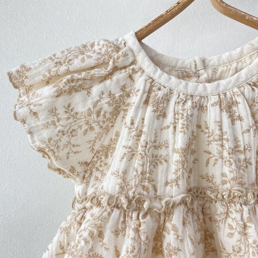 Ivory Blossom Romper