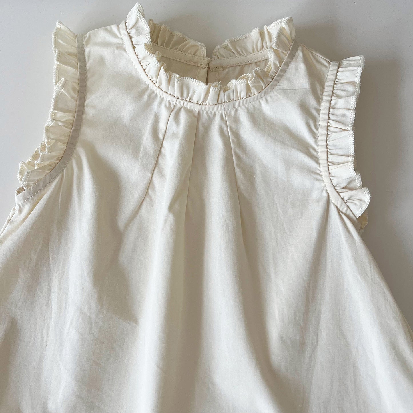 Cream Linen Dress