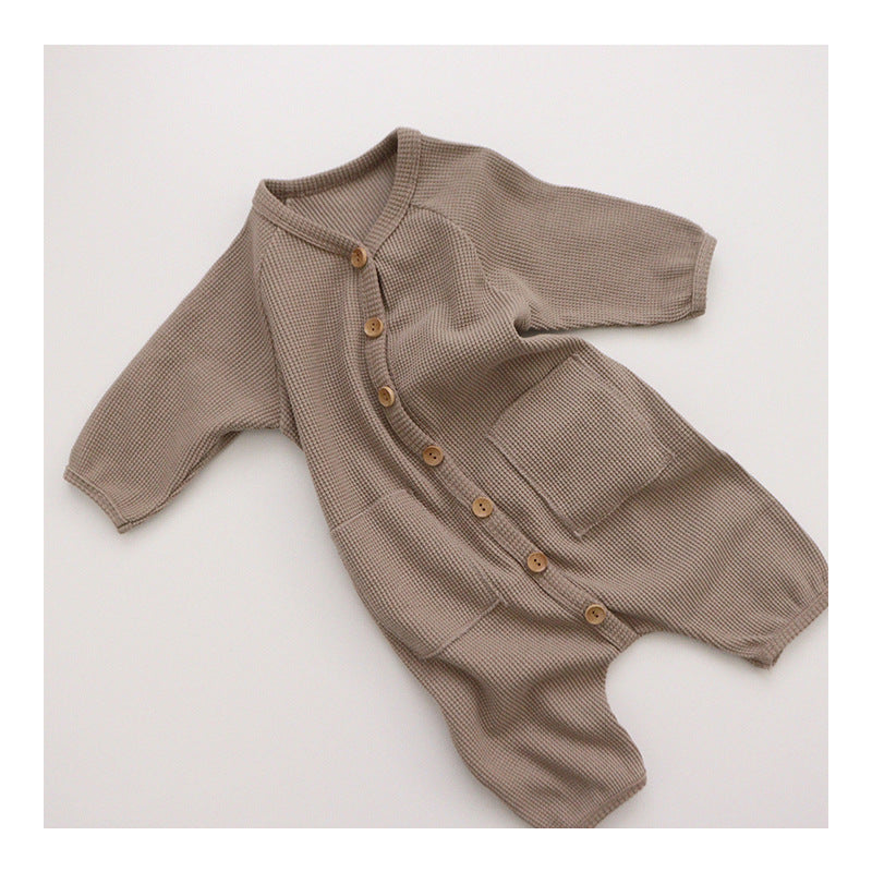 Gender Neutral Waffle Jumpsuit