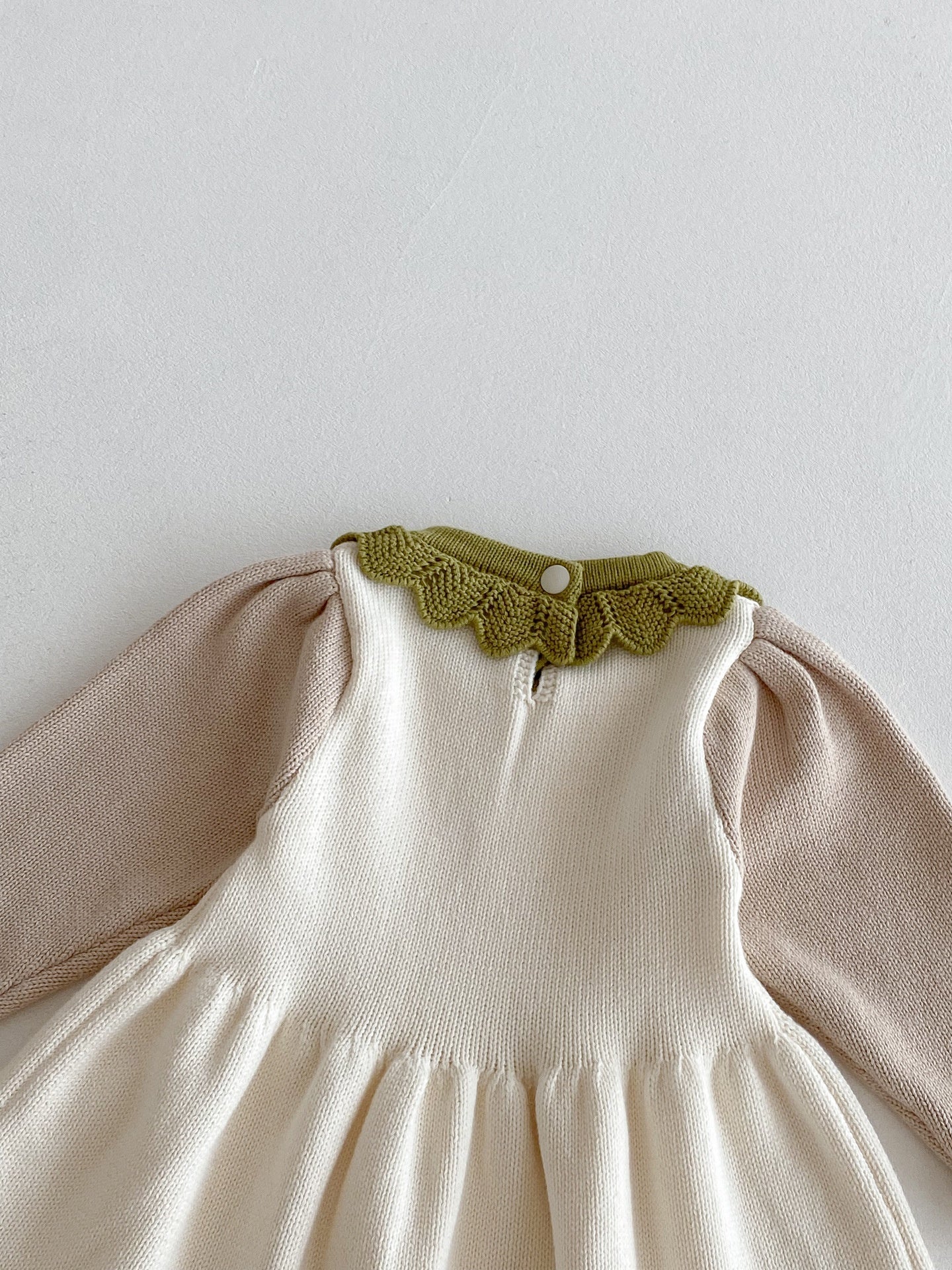 Olive Leaf Knitted Dress