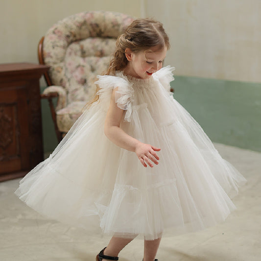 Tiny Swan Tulle Dress