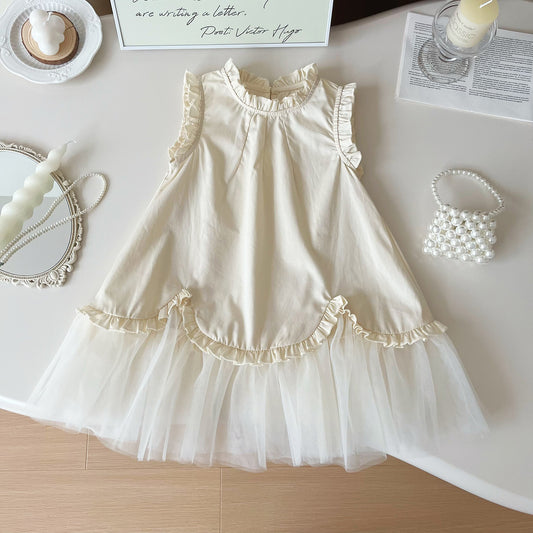 Cream Linen Dress