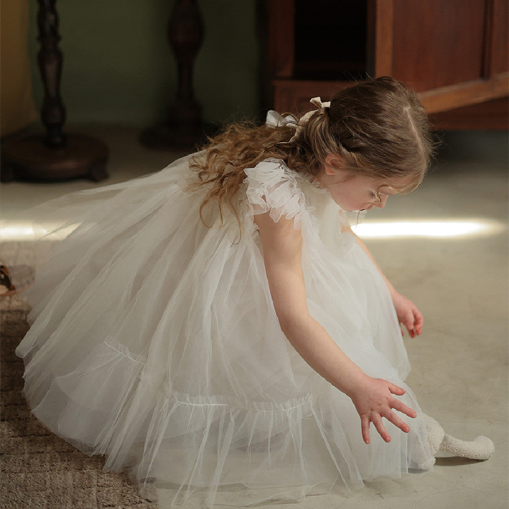 Tiny Swan Tulle Dress