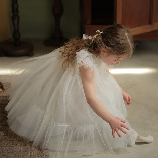 Tiny Swan Tulle Dress
