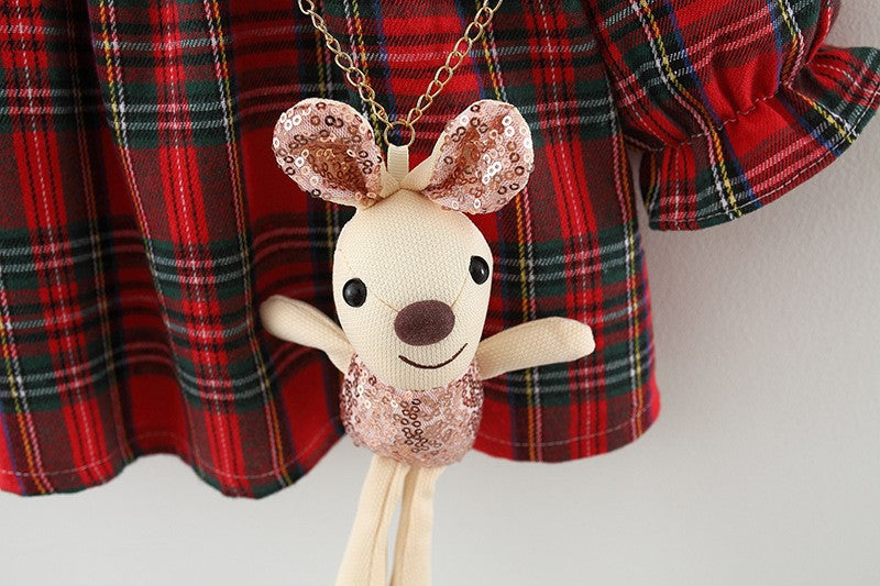 Darling Bunny Plaid Dress