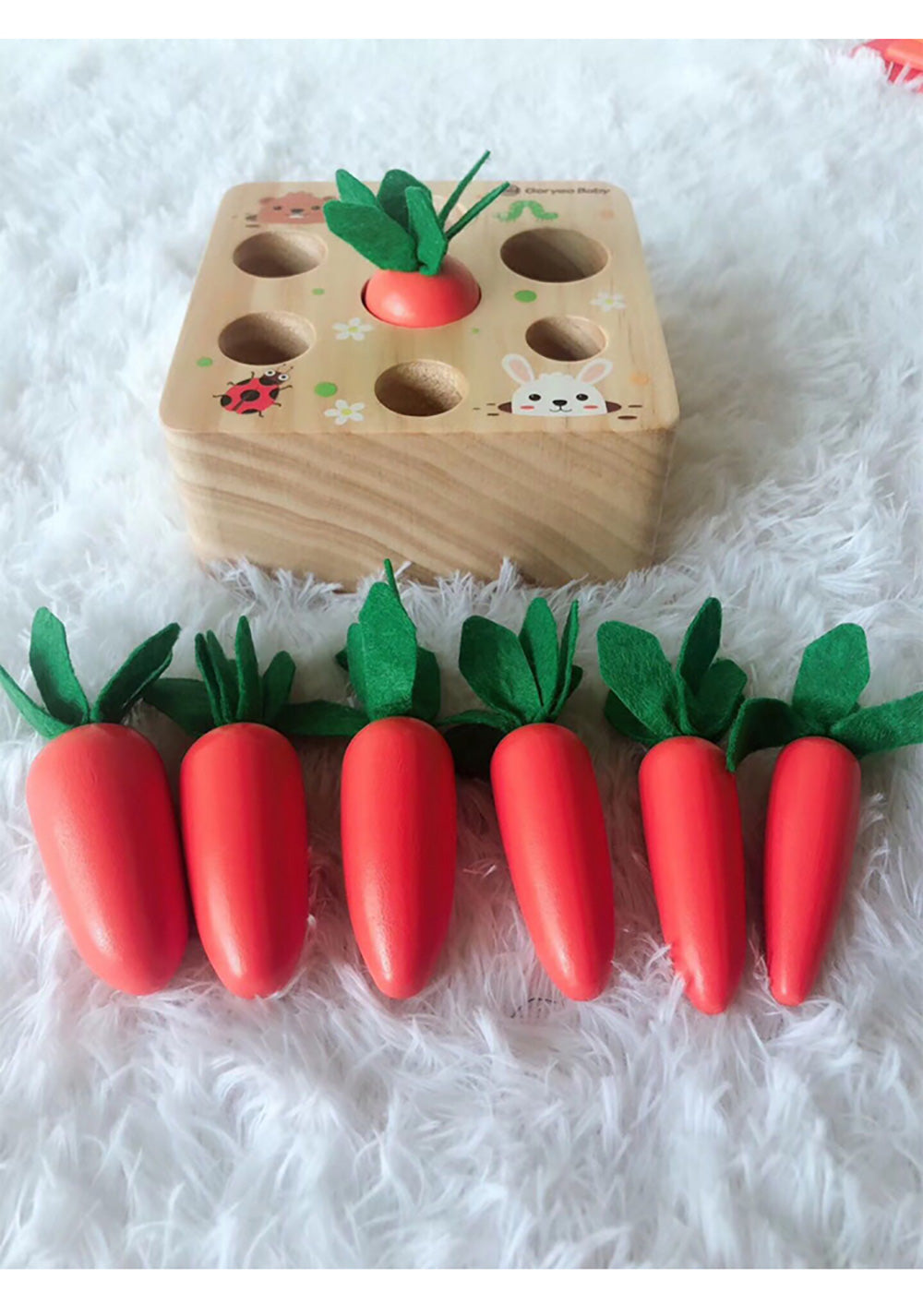 Carrot Wooden Toy